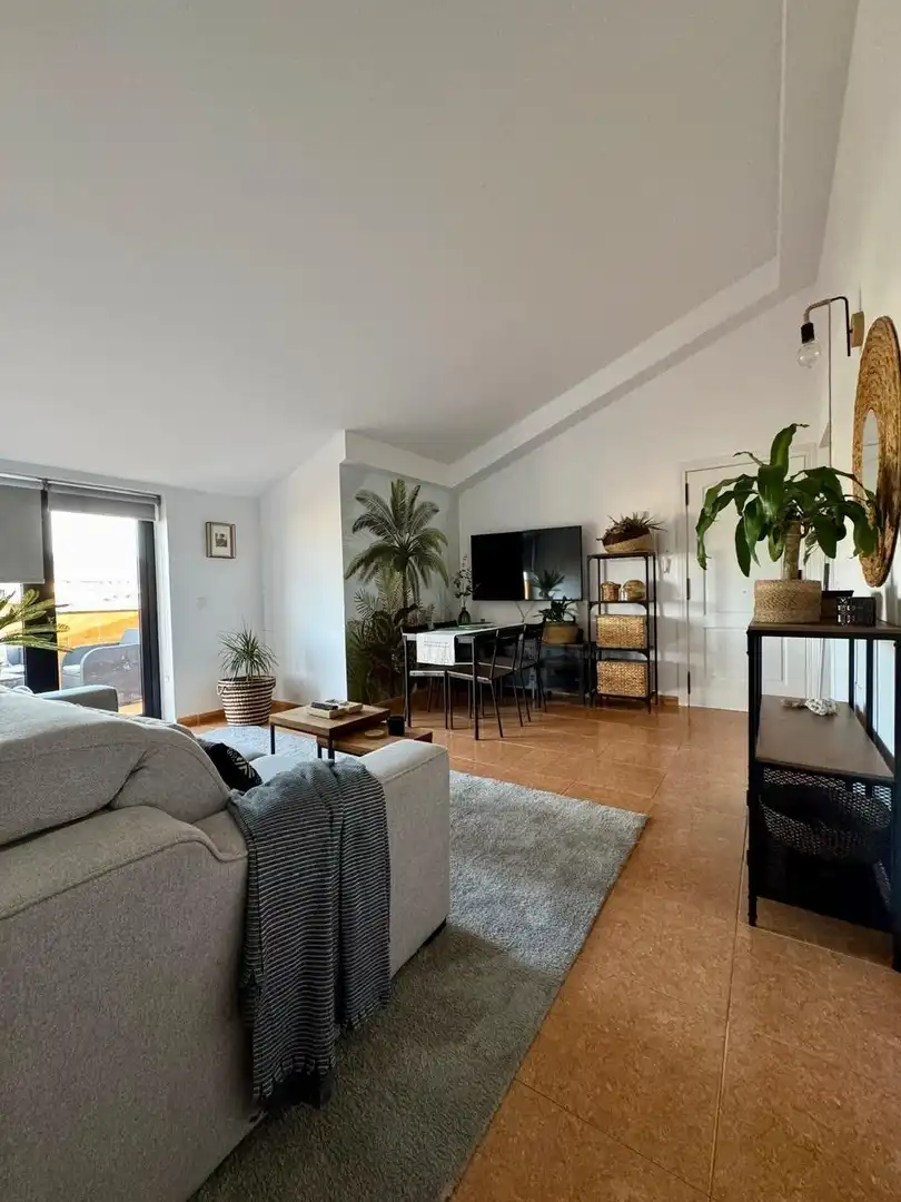 Sala de estar de Ático de alquiler en Telde
