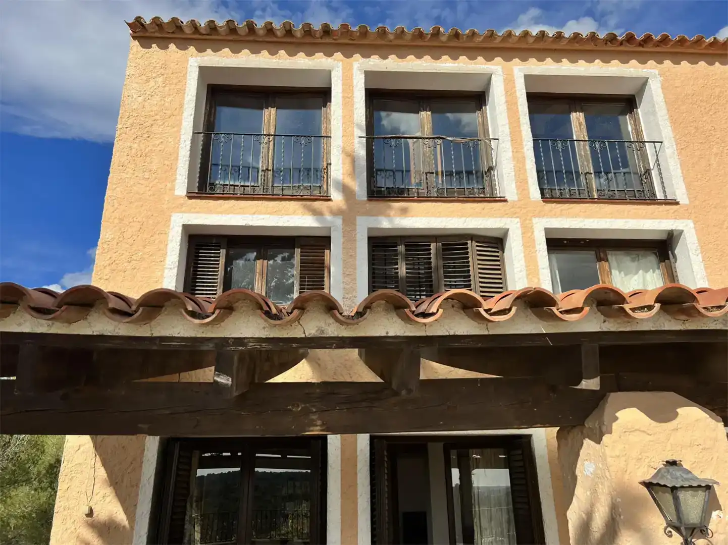 Vista exterior de Finca rústica en venda en Querol amb Piscina