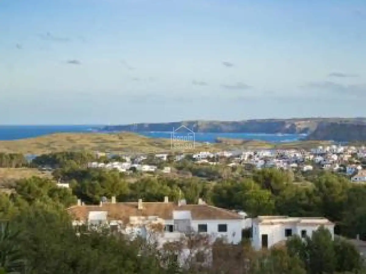 Vista exterior de Apartamento en venta en Es Mercadal con Jardín privado y Terraza