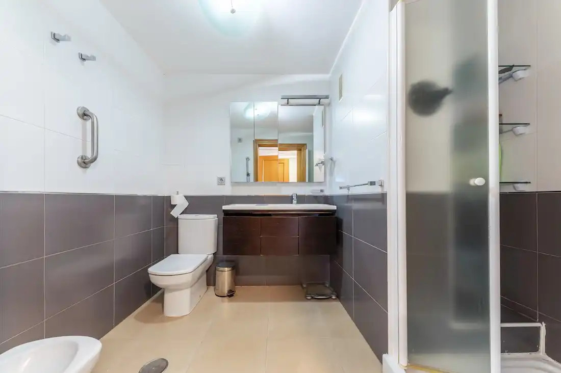 Baño de Dúplex en venta en Murcia con Aire acondicionado, Calefacción y Terraza