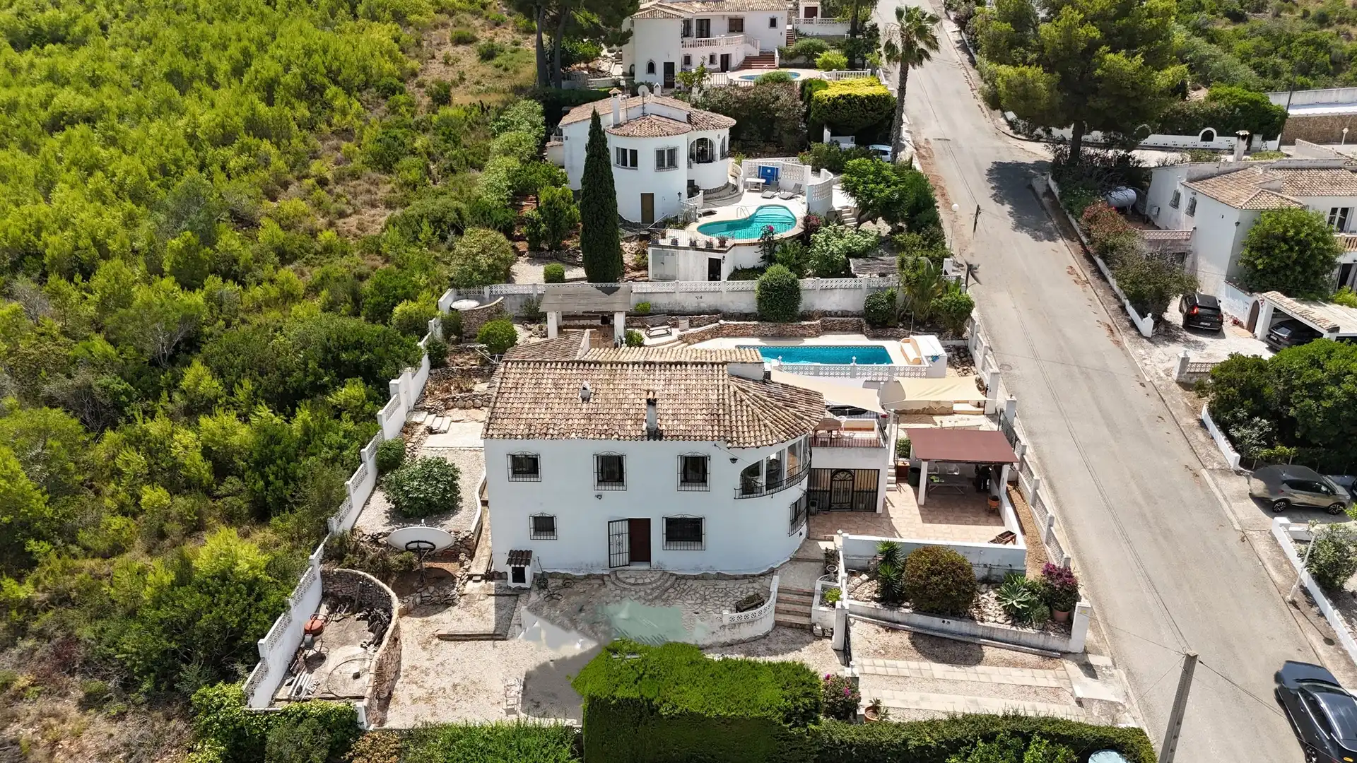 Vista exterior de Casa o xalet en venda en Jávea / Xàbia amb Aire condicionat, Terrassa i Traster