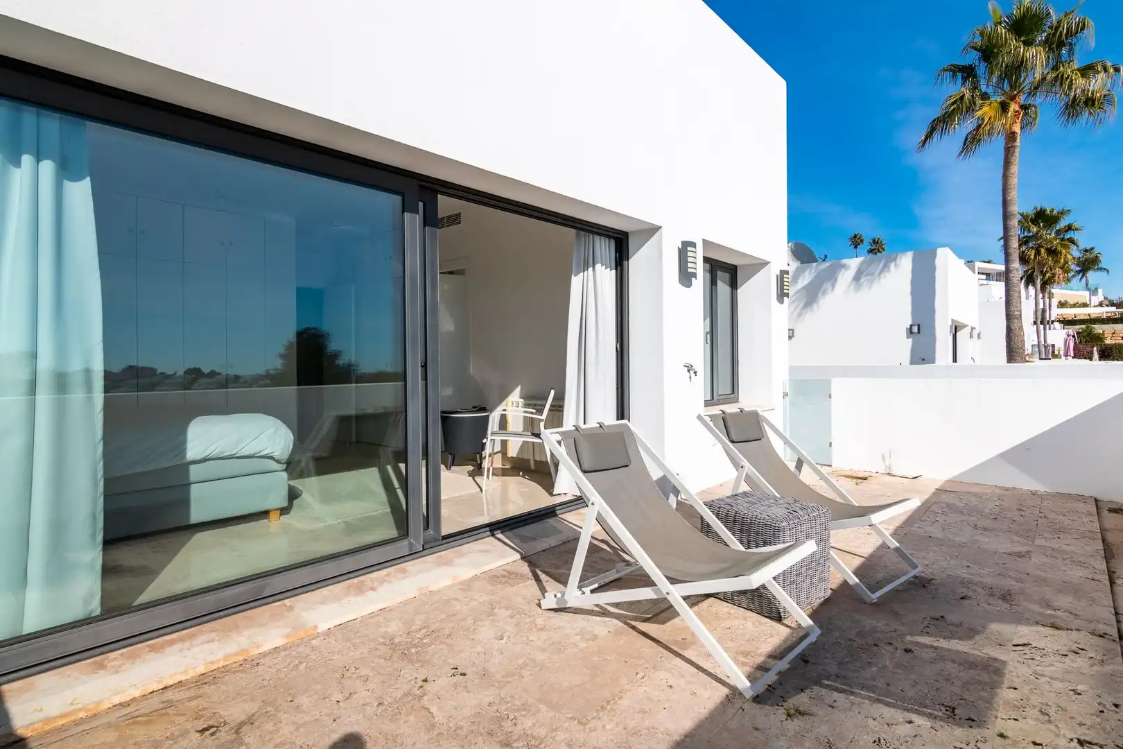 Terrassa de Casa o xalet de lloguer en Estepona amb Aire condicionat, Jardí privat i Terrassa