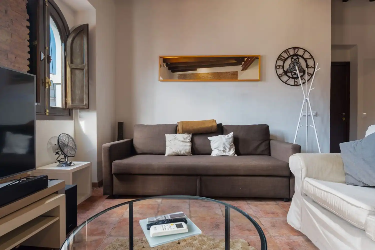 Sala de estar de Piso en venta en Sevilla con Aire acondicionado, Trastero y Amueblado