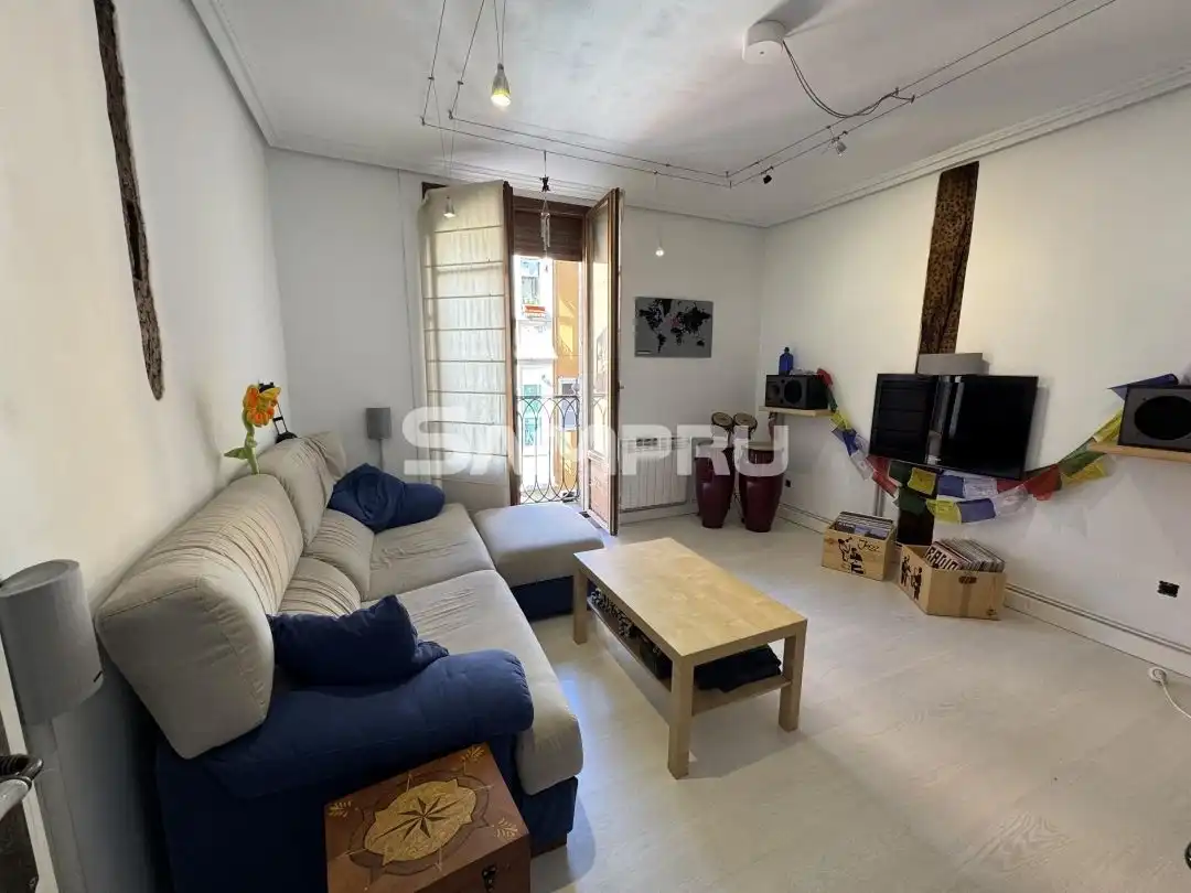 Sala de estar de Piso en venta en Vitoria - Gasteiz con Calefacción, Trastero y Balcón