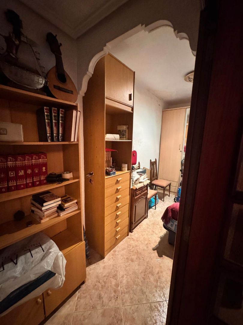 Bedroom of Flat for sale in  Valencia Capital  with Air Conditioner, Terrace and Furnished