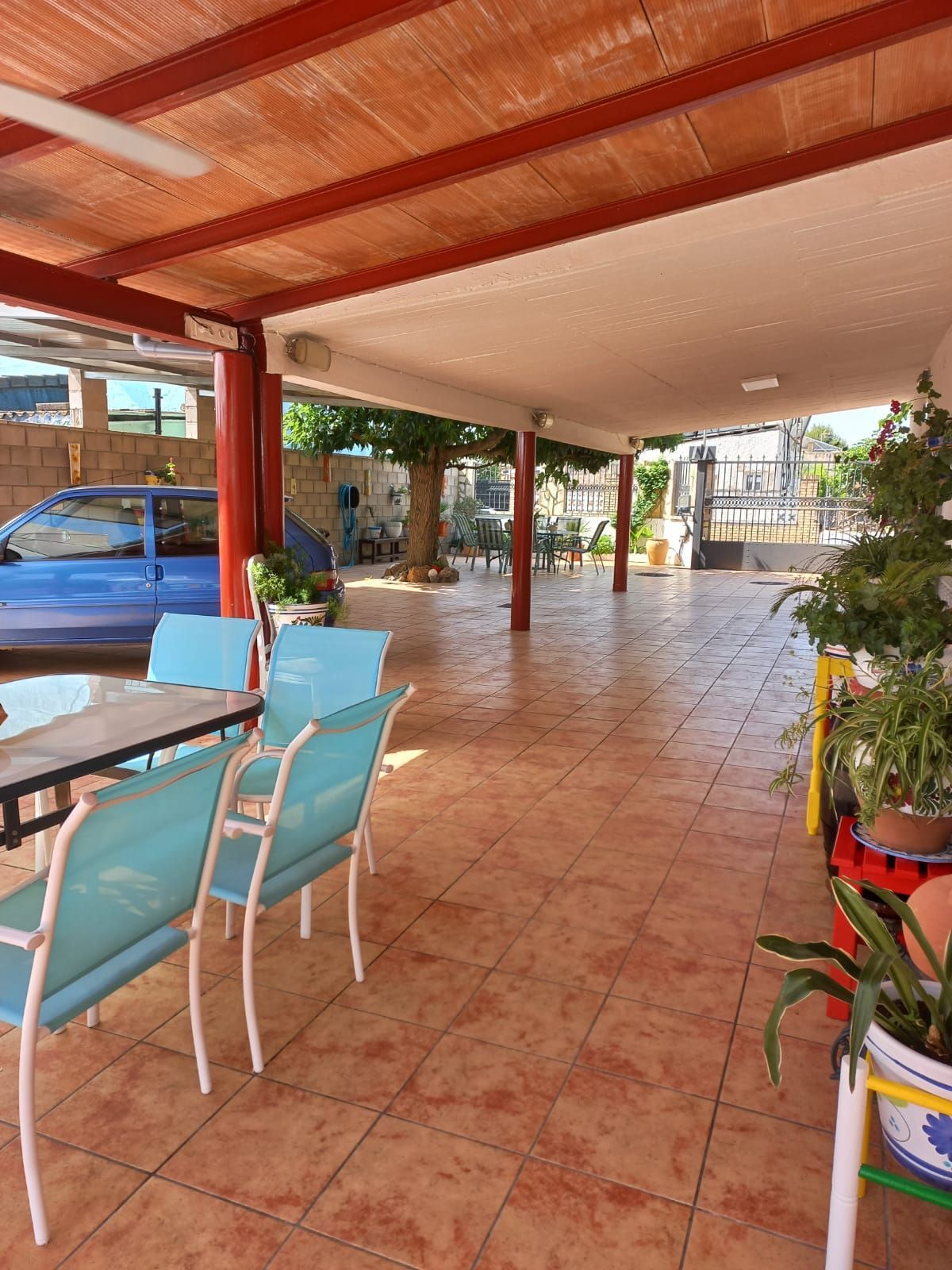 Terrassa de Casa o xalet en venda en Pastriz amb Aire condicionat, Calefacció i Jardí privat