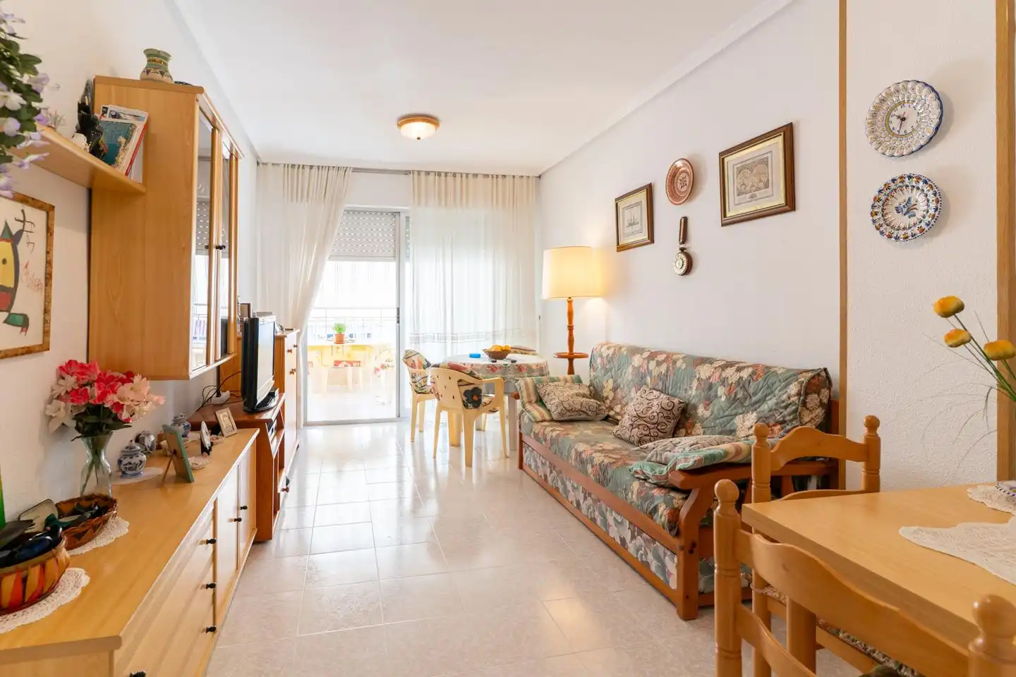 Living room of Flat for sale in Santa Pola  with Terrace and Furnished