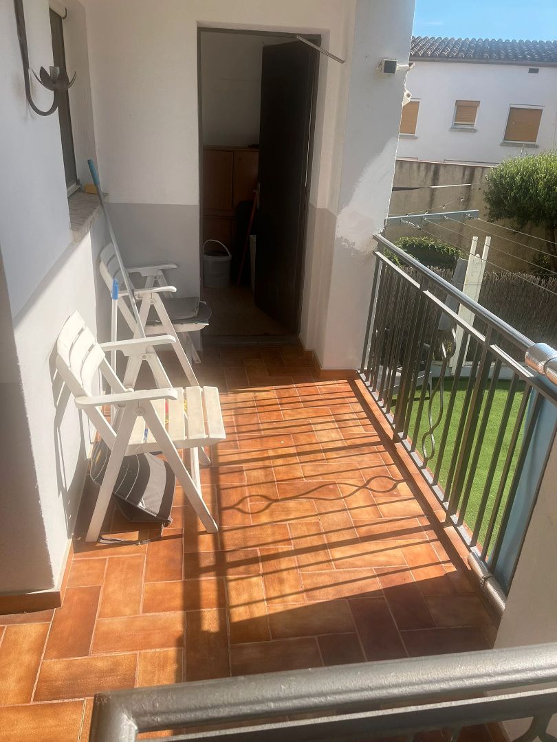 Balcony of Single-family semi-detached for sale in Banyoles  with Air Conditioner, Heating and Private garden