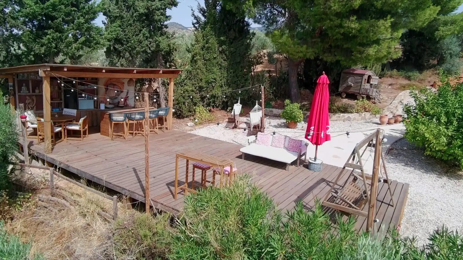 Terrace of Country homes for sale in Villanueva de la Concepción  with Air Conditioner, Heating and Private garden