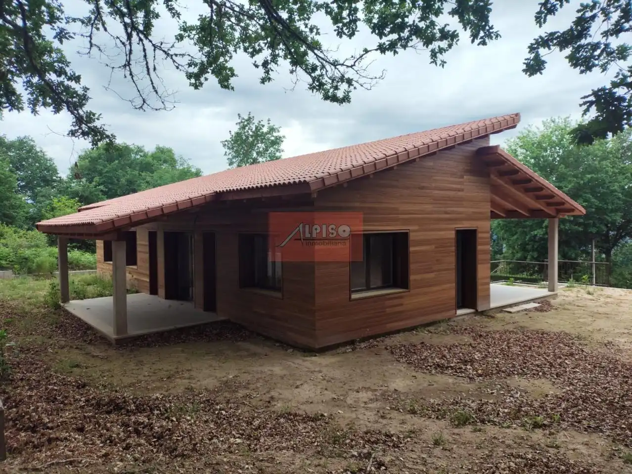 Exterior view of Houses for sale in O Pereiro de Aguiar   with Heating, Private garden and Terrace