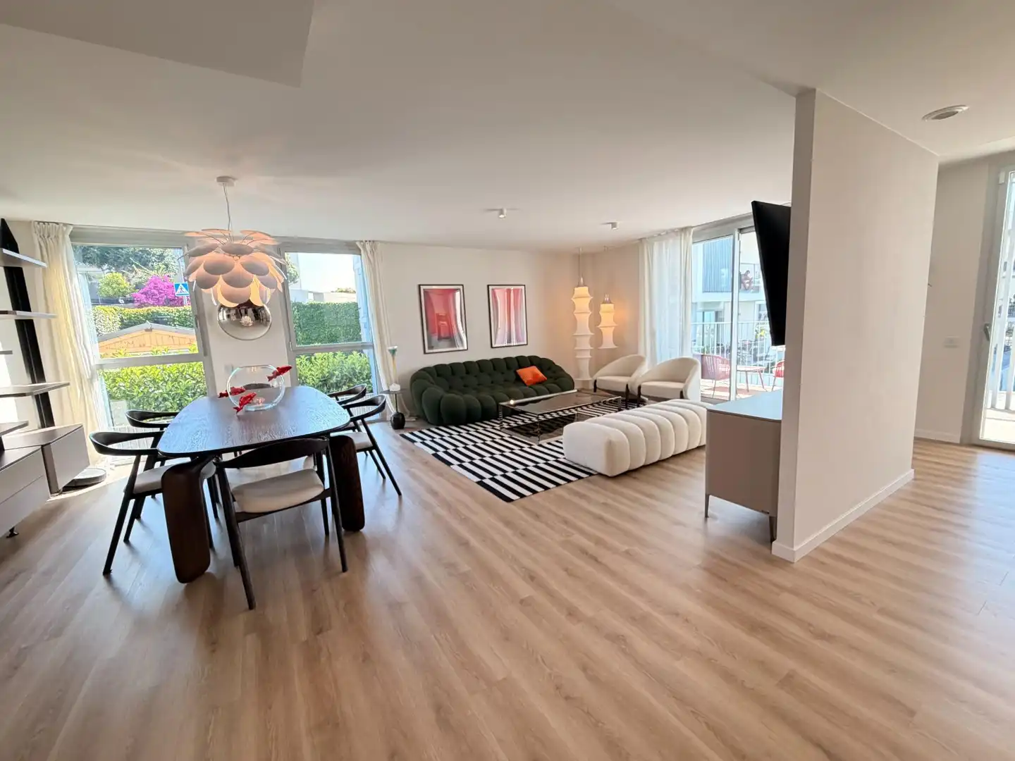 Sala de estar de Piso de alquiler en El Masnou con Aire acondicionado, Calefacción y Terraza