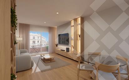 Living room of Flat for sale in  Barcelona Capital  with Air Conditioner, Heating and Parquet flooring