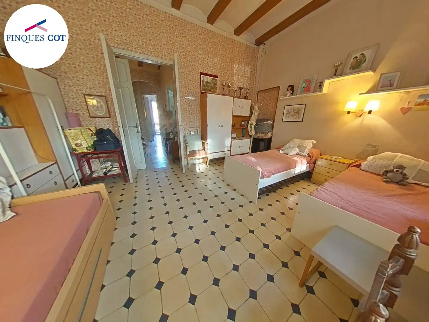 Schlafzimmer von Haus oder Chalet zum Verkauf in Cardedeu mit Heizung, Möbliert und Balkon