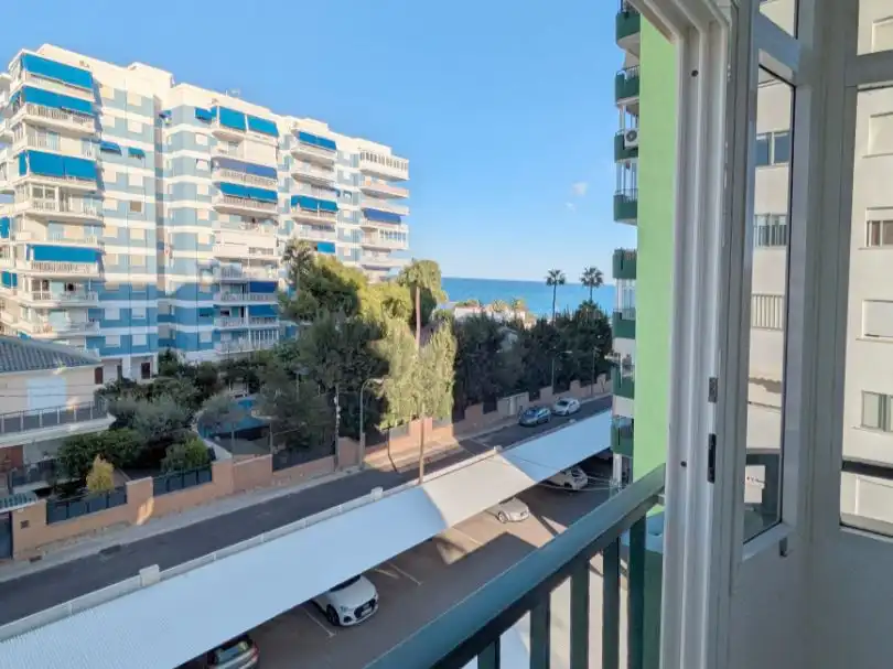 Terraza de Apartamento de alquiler en Benicasim / Benicàssim con Calefacción, Trastero y Amueblado