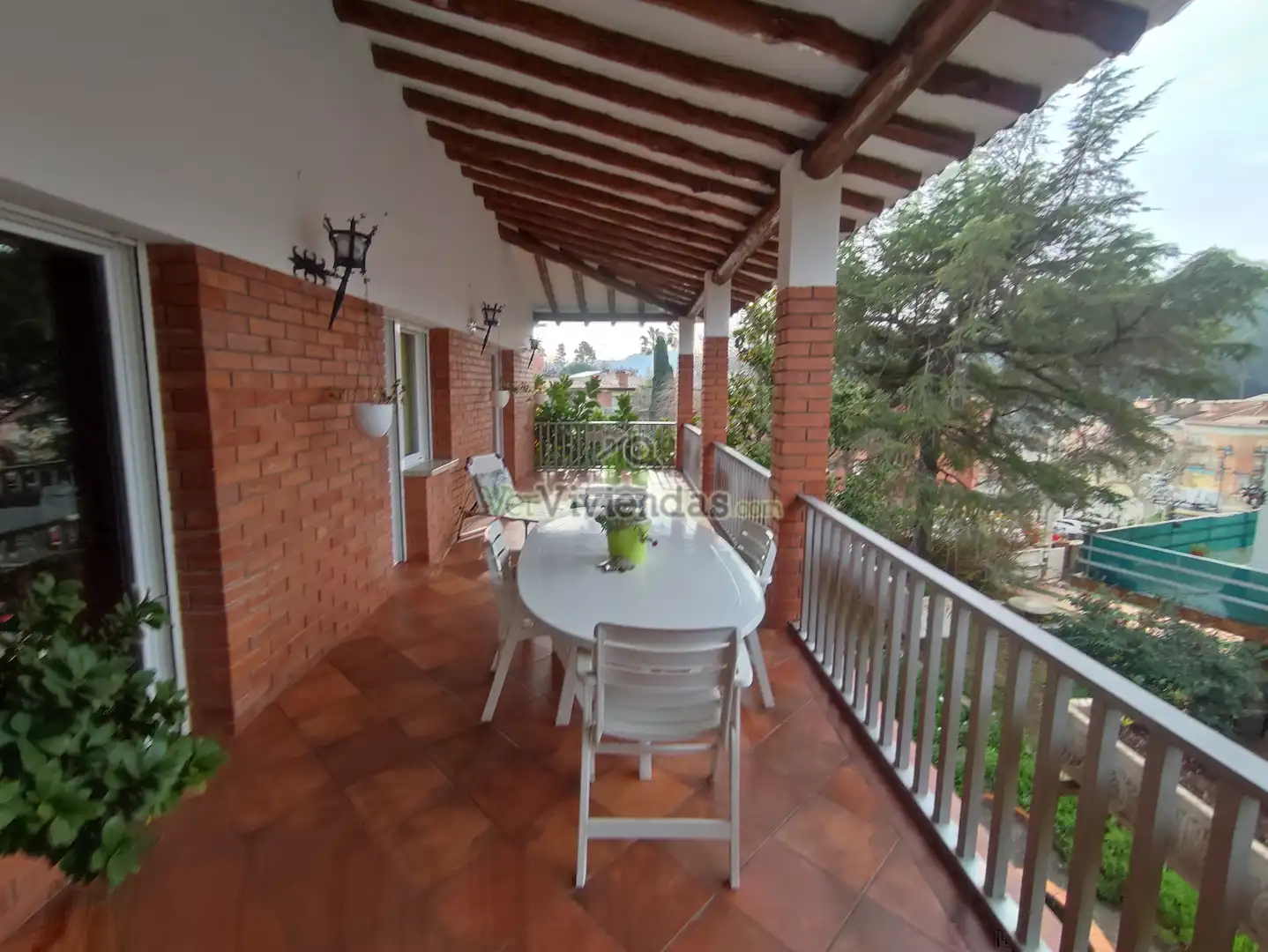 Terrassa de Casa o xalet en venda en La Palma de Cervelló amb Calefacció, Jardí privat i Terrassa