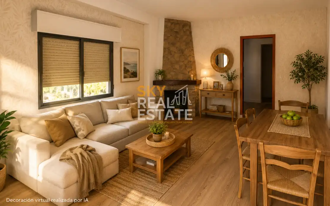 Living room of Houses for sale in L'Olleria  with Private garden