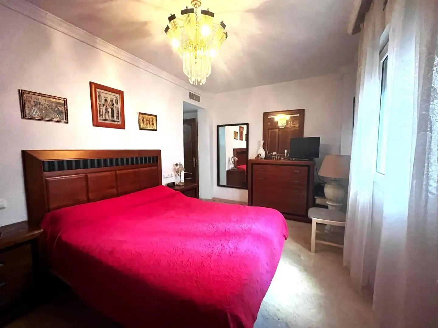Bedroom of Flat for sale in Córdoba  with Air Conditioner, Terrace and Furnished