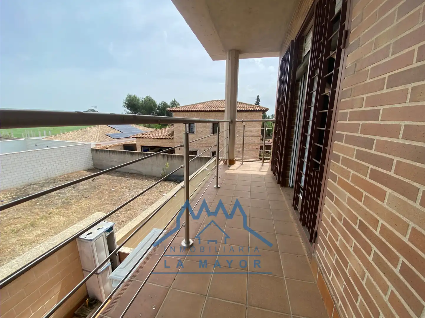 Balcony of Houses for sale in Ciudad Real  with Air Conditioner, Private garden and Terrace