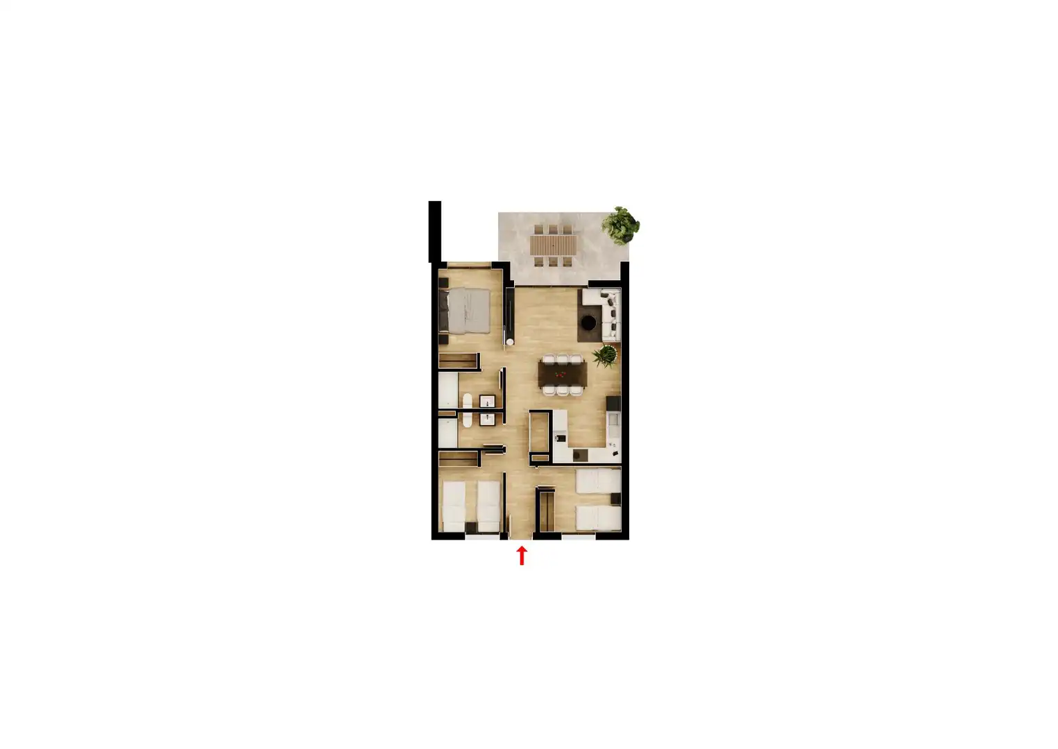 Apartament amb terrassa en venda a Avenida de Escandinavia, imagen 35
