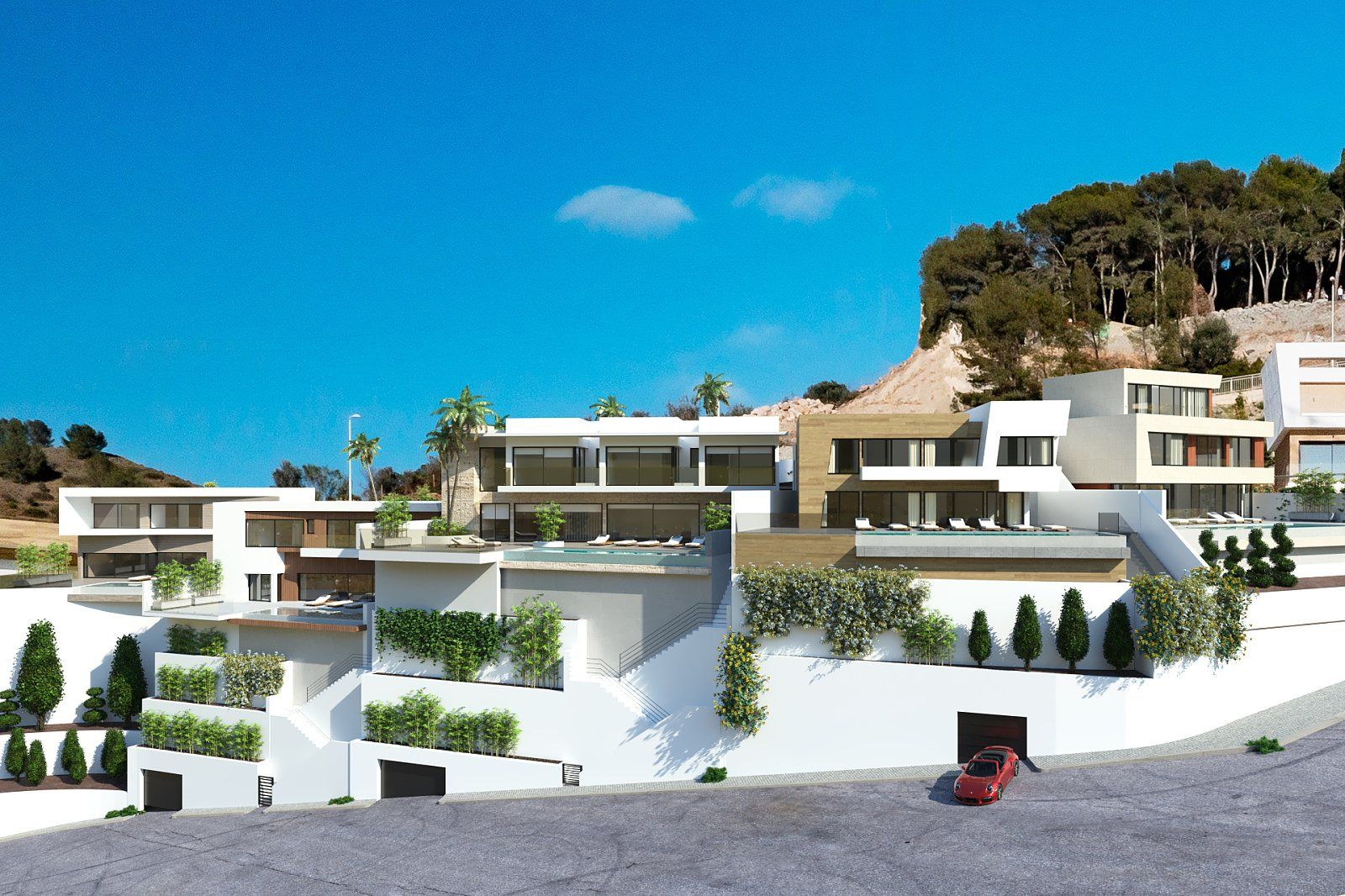 Vista exterior de Casa o xalet en venda en Almuñécar amb Aire condicionat, Jardí privat i Terrassa