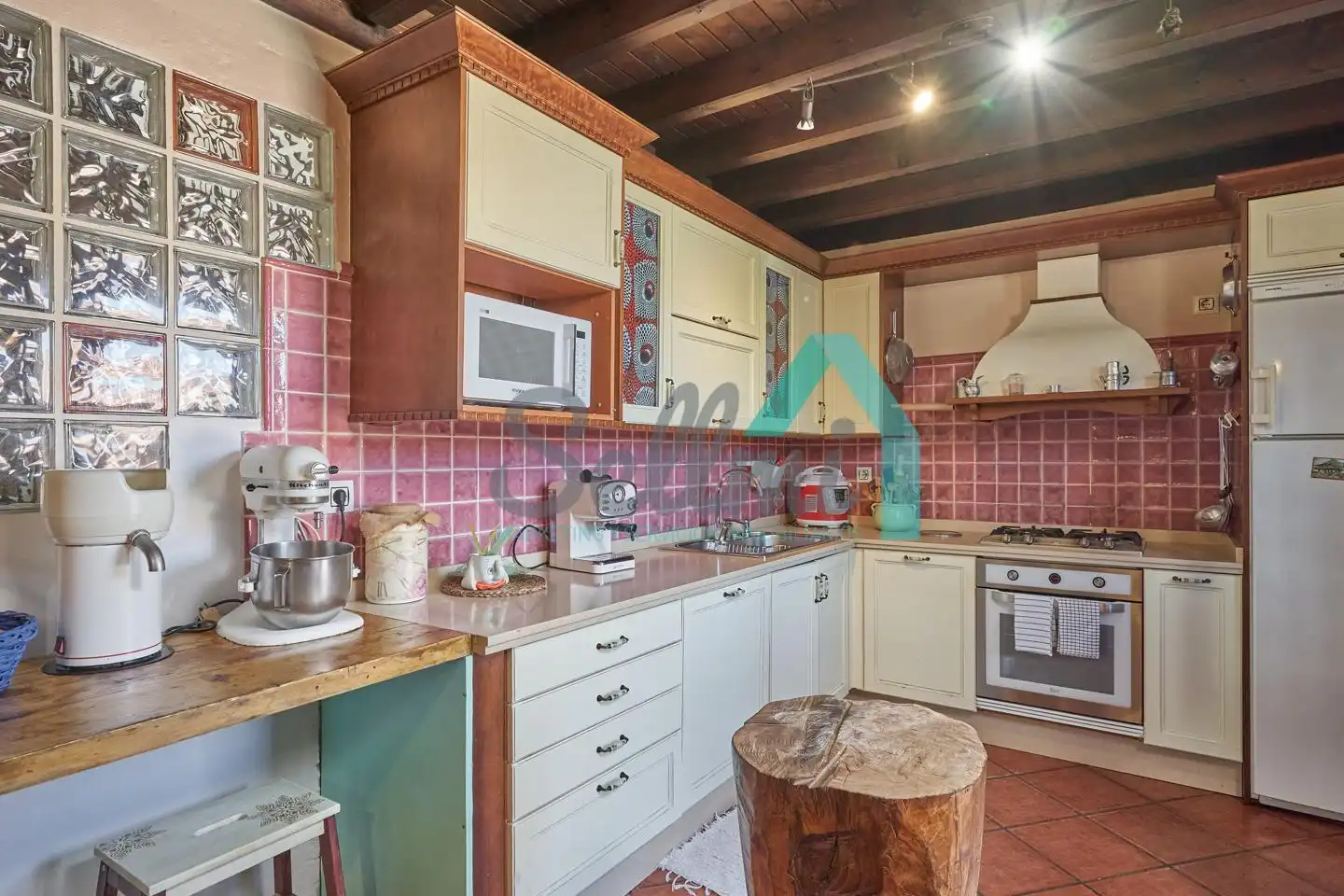 Cocina de Casa o chalet en venta en Siero con Calefacción, Jardín privado y Parquet