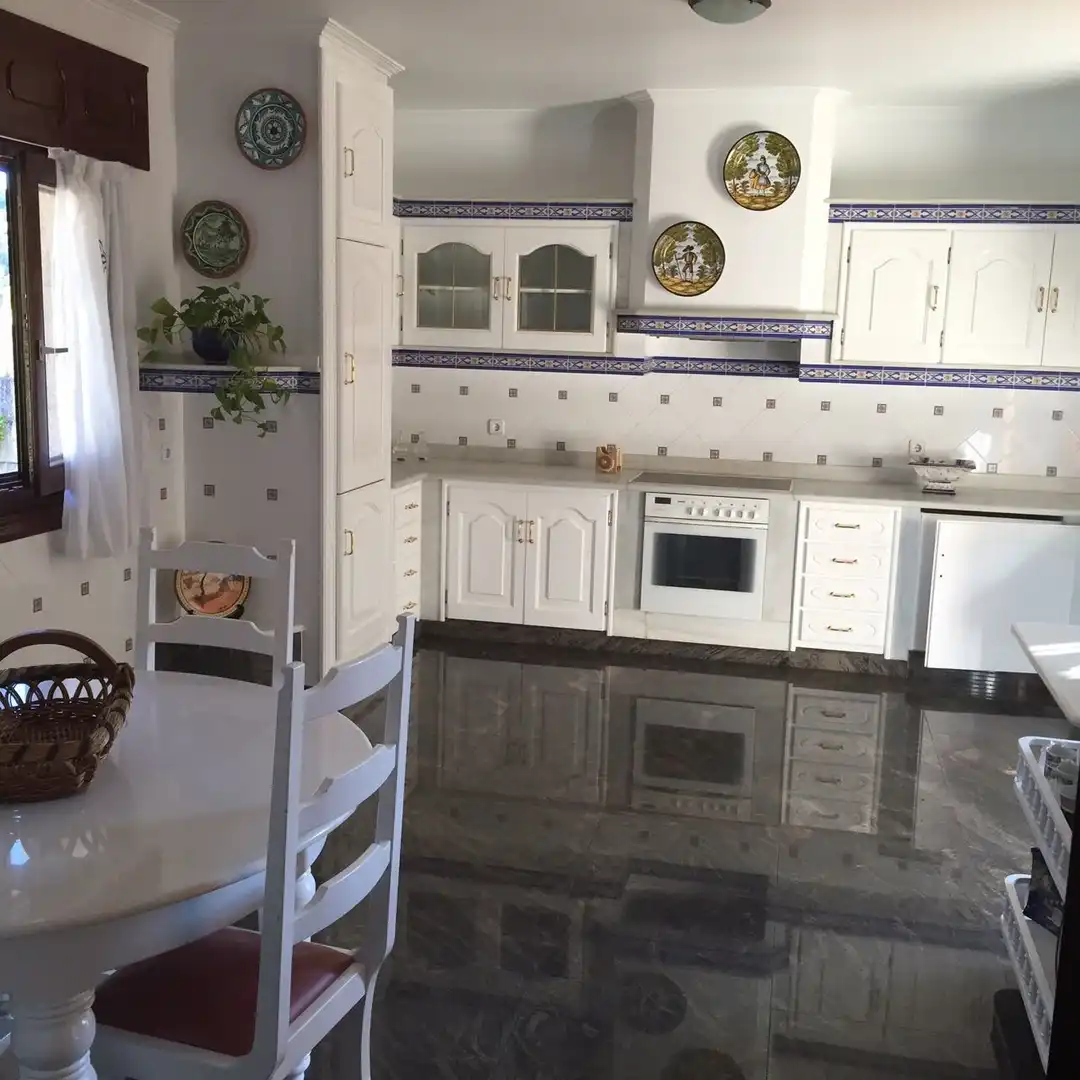 Kitchen of Houses for sale in Meaño  with Private garden, Terrace and Furnished