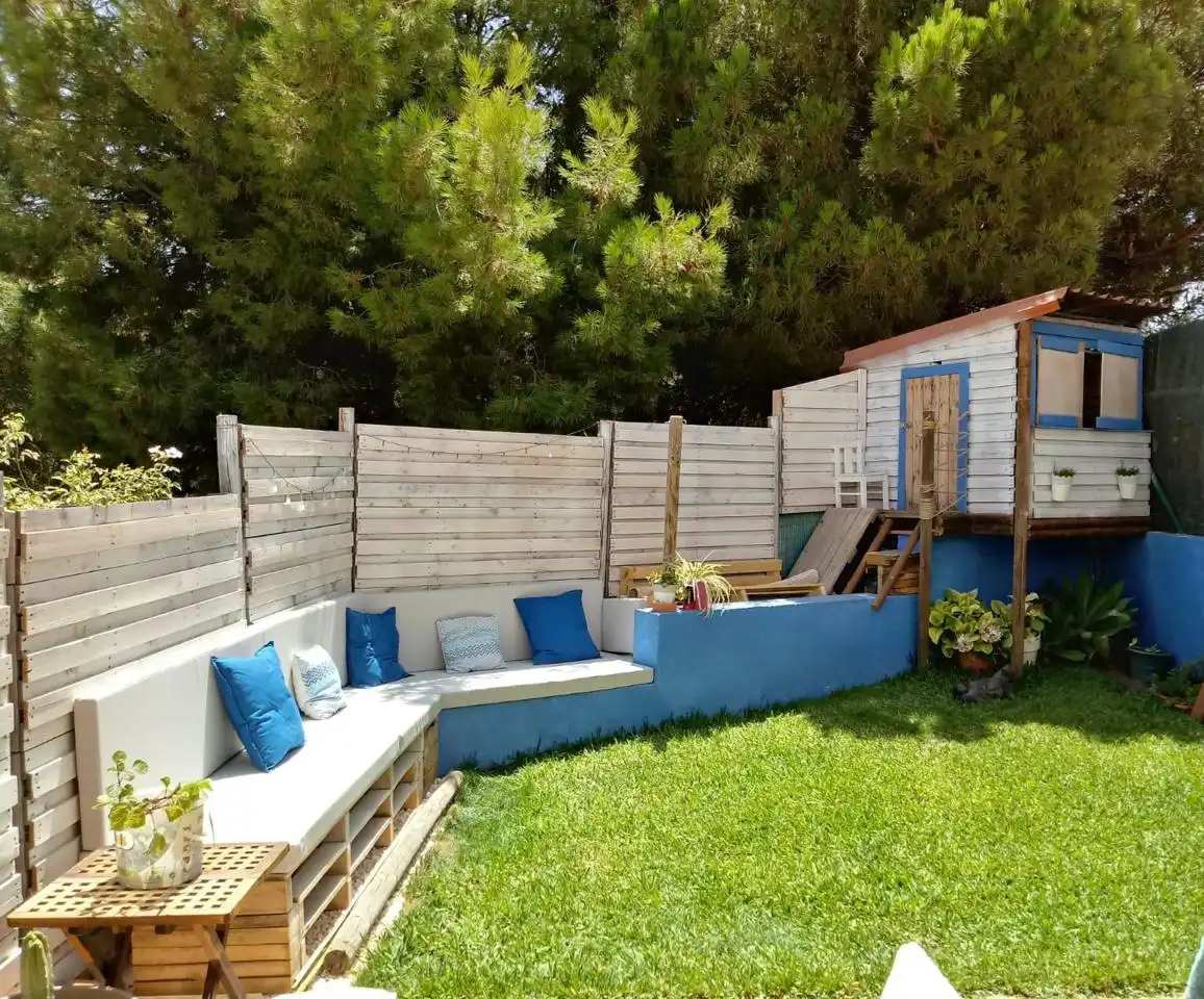 Terrassa de Casa adosada en venda en Benalmádena amb Aire condicionat, Jardí privat i Piscina comunitària