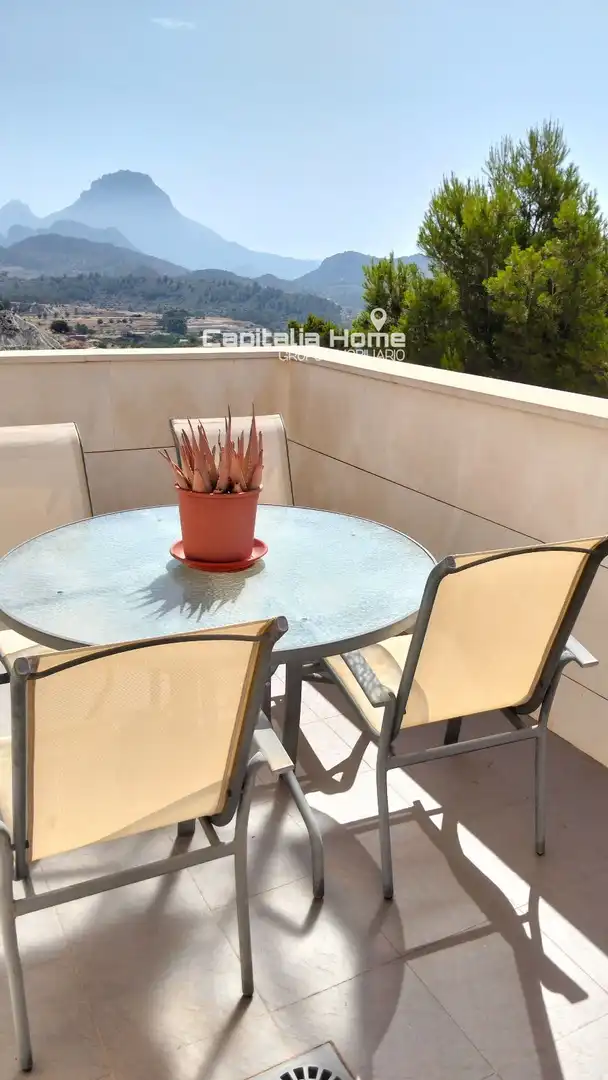 Terrassa de Casa o xalet en venda en Relleu amb Aire condicionat, Calefacció i Piscina