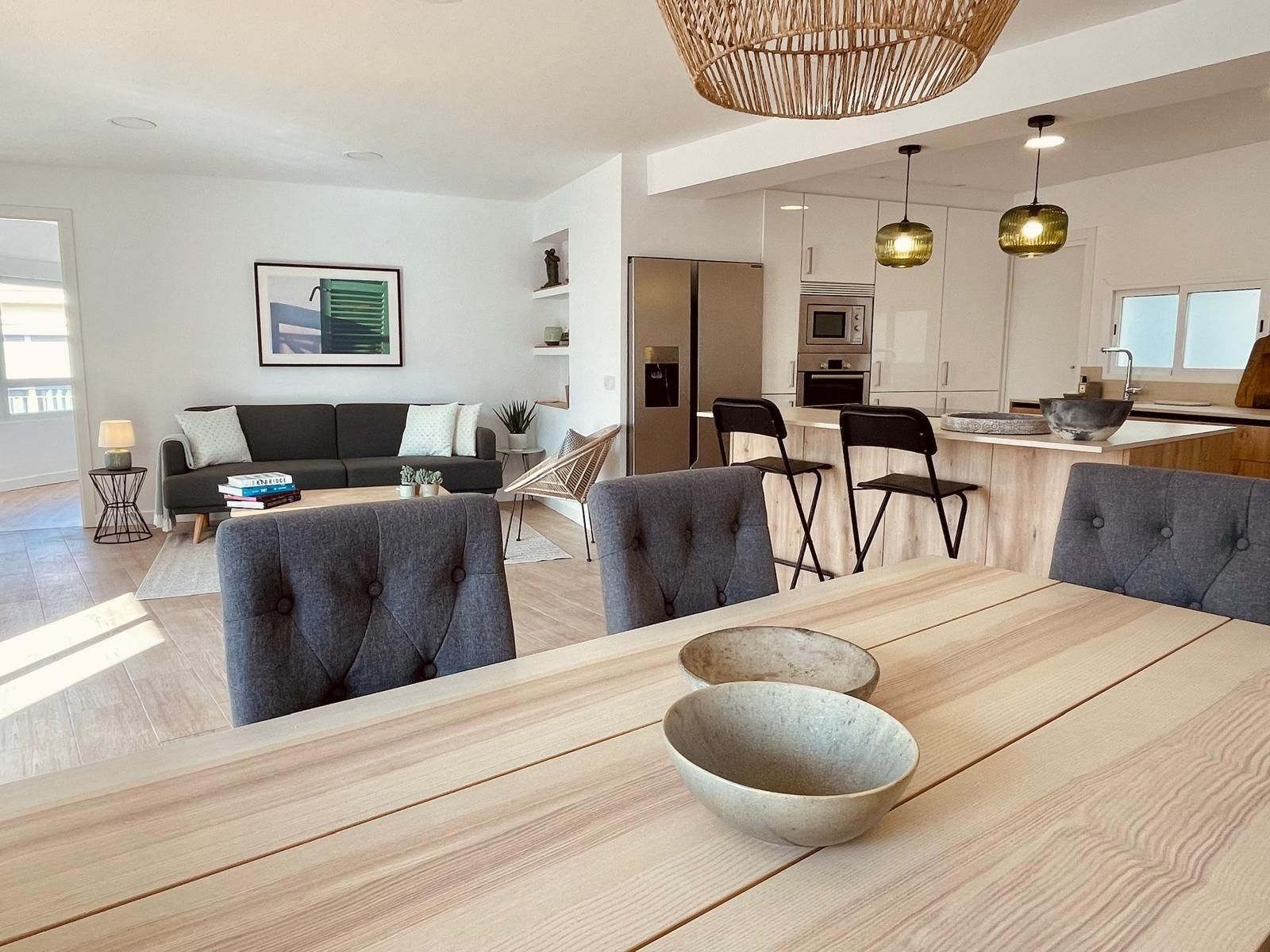 Dining room of Flat to rent in  Palma de Mallorca  with Air Conditioner, Heating and Parquet flooring