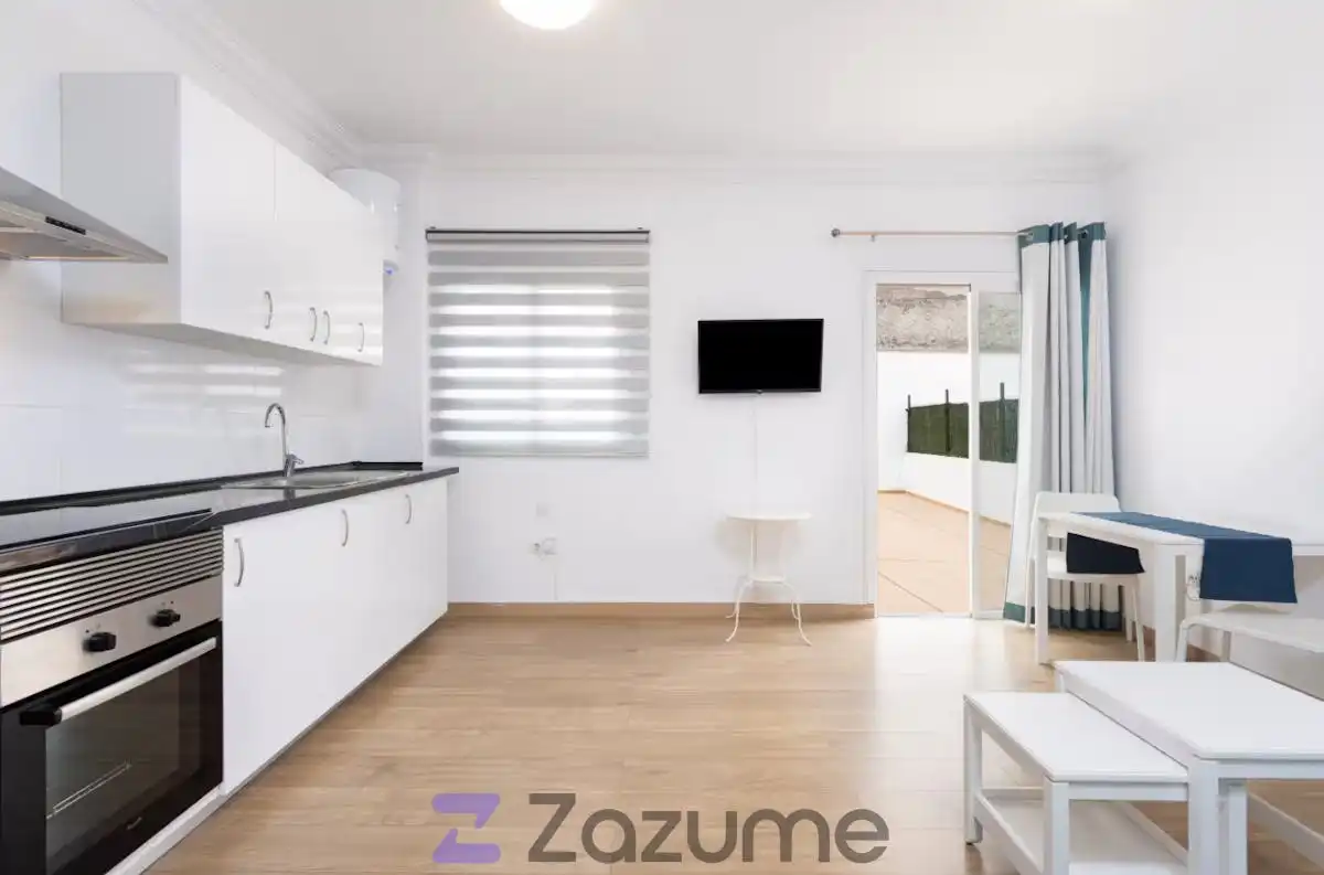 Kitchen of Flat for rent in Guía de Isora  with Air Conditioner, Heating and Terrace