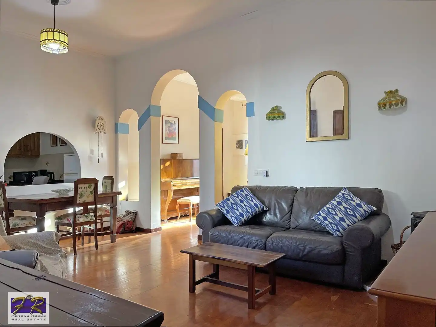 Sala d'estar de Casa o xalet en venda en Alcúdia amb Terrassa, Moblat i Forn