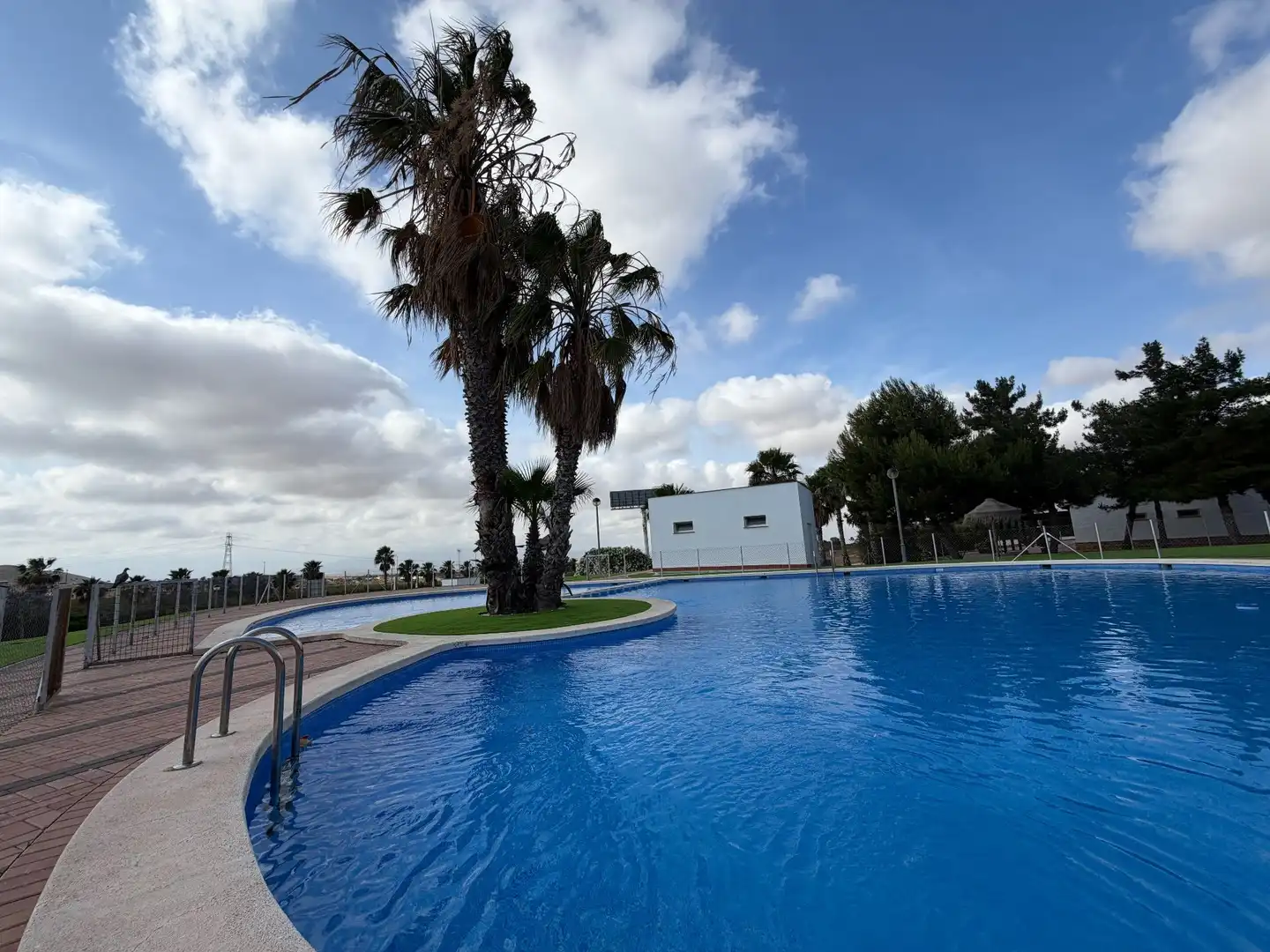 Piscina de Casa o chalet en venta en Fuente Álamo de Murcia con Aire acondicionado, Jardín privado y Terraza