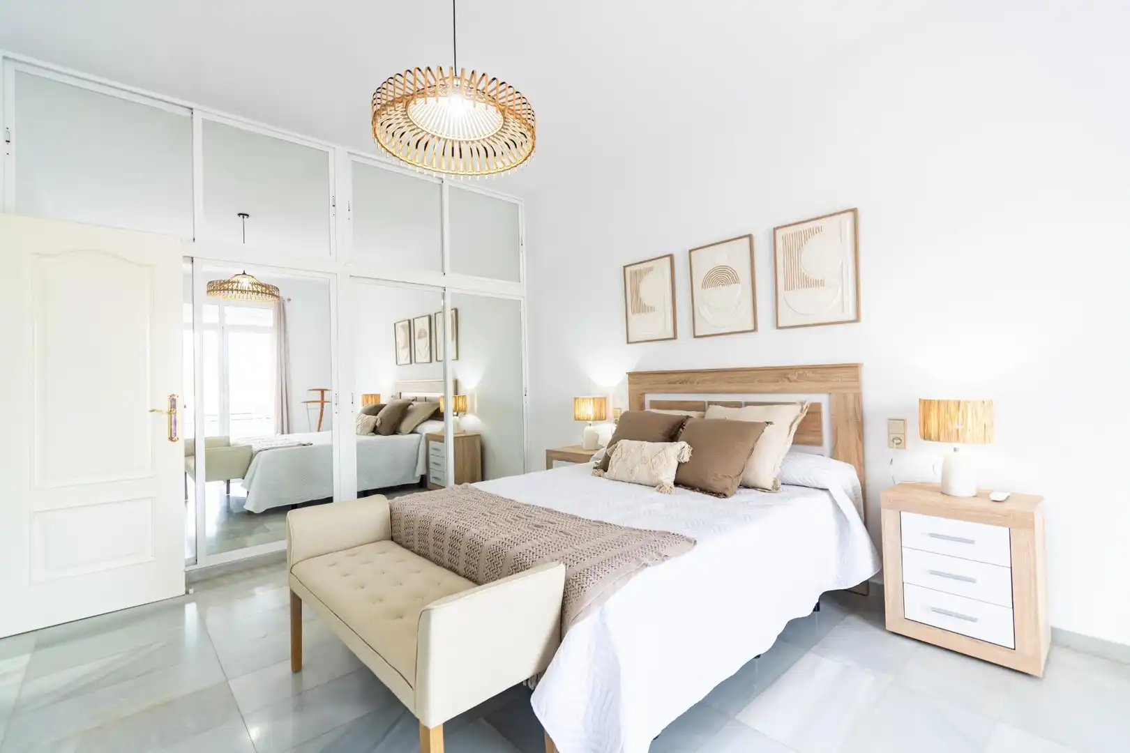 Dormitori de Casa o xalet en venda en Águilas amb Aire condicionat, Jardí privat i Terrassa