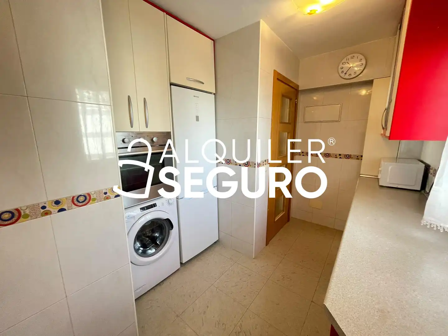 Cocina de Piso de alquiler en Madrid con Aire acondicionado, Calefacción y Amueblado
