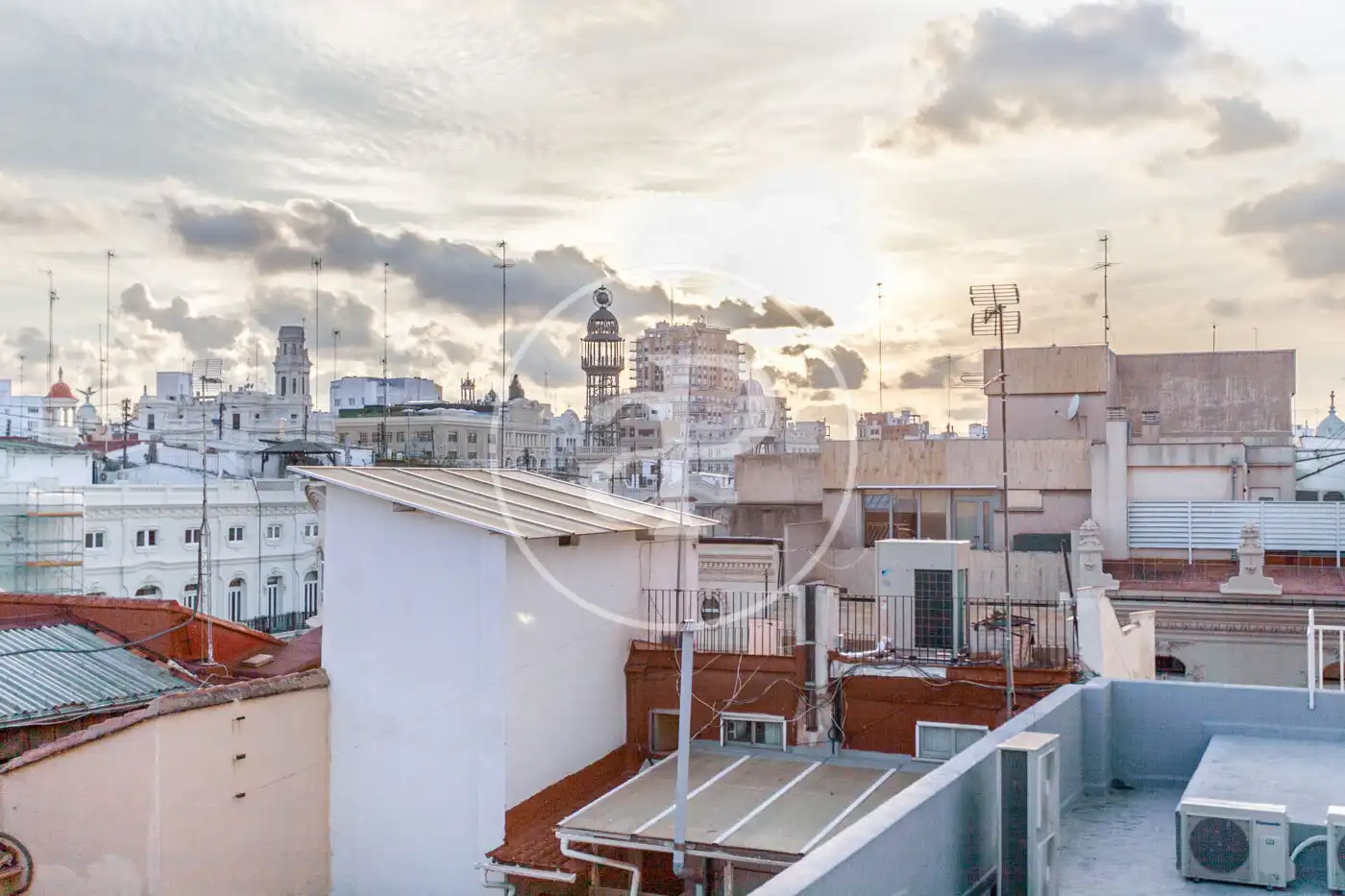 Exterior view of Flat for sale in Valencia  with Air Conditioner and Heating