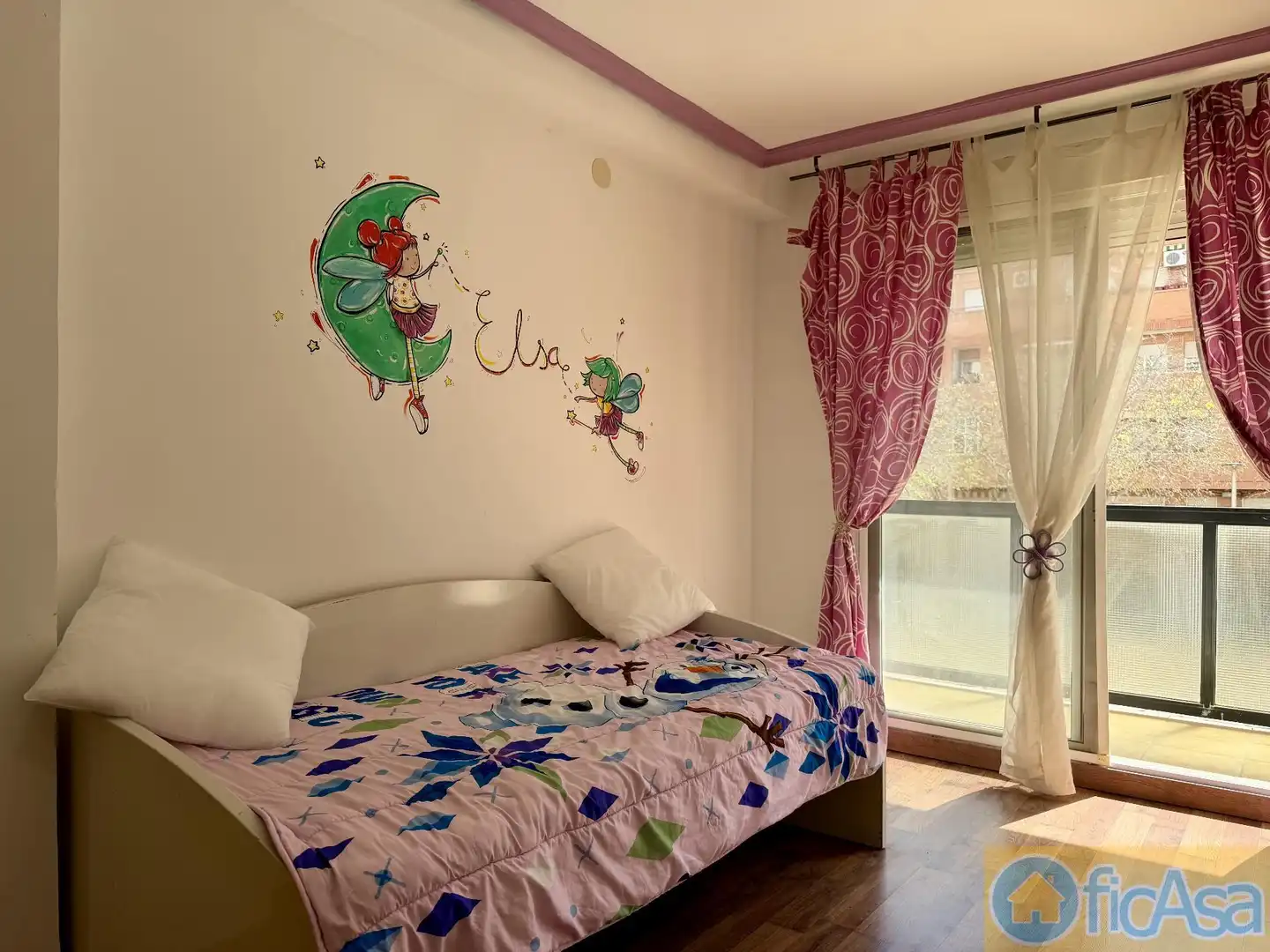 Bedroom of Flat for sale in Castellón de la Plana / Castelló de la Plana  with Air Conditioner, Parquet flooring and Balcony