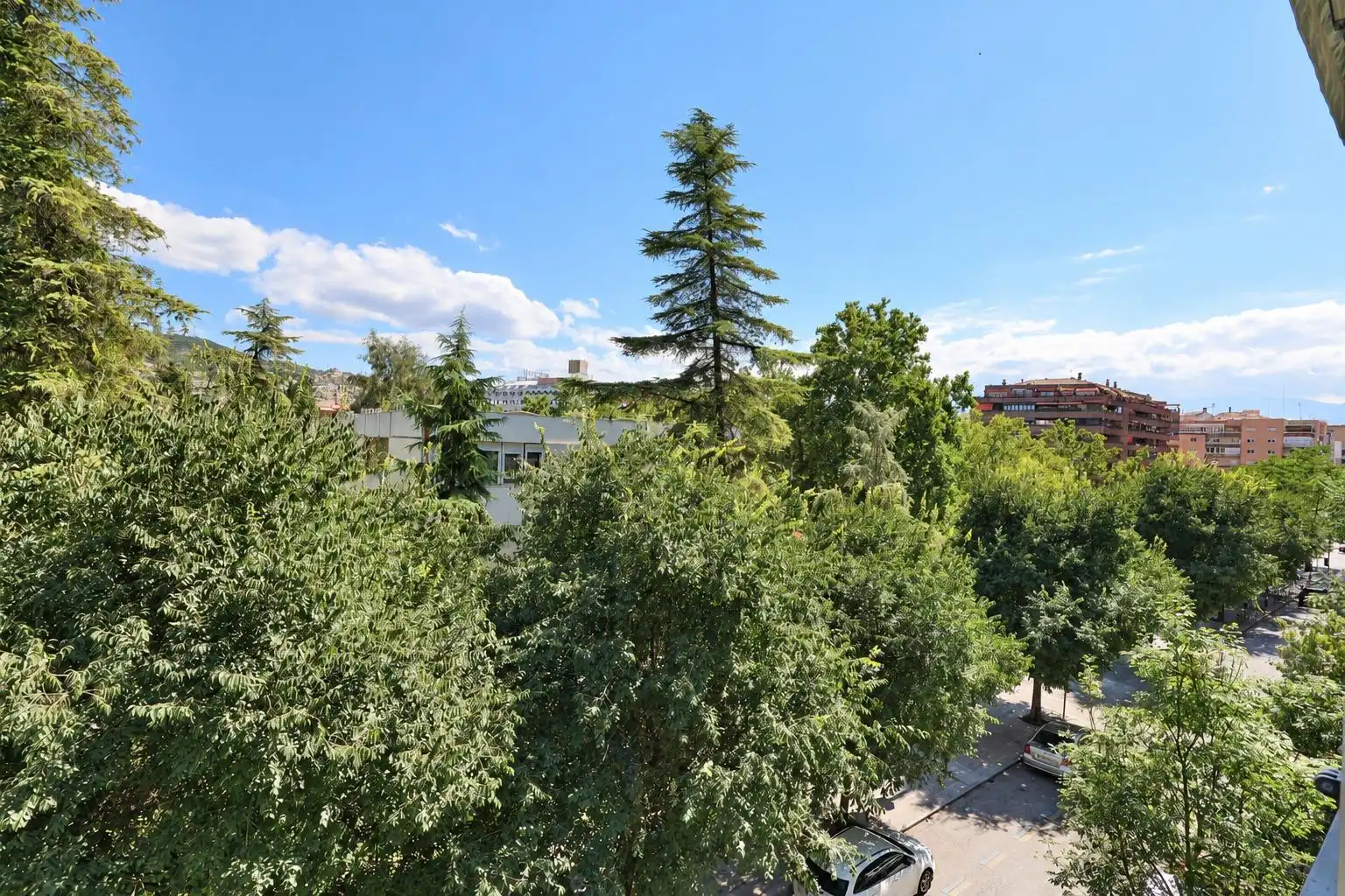 Exterior view of Flat for sale in Granada  with Heating, Furnished and Balcony