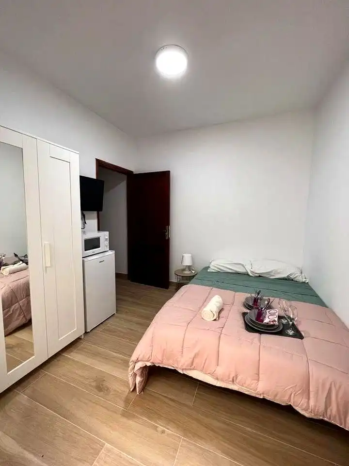 Schlafzimmer von Wohnung zur untervermieten in San Cristóbal de la Laguna mit Möbliert und Balkon