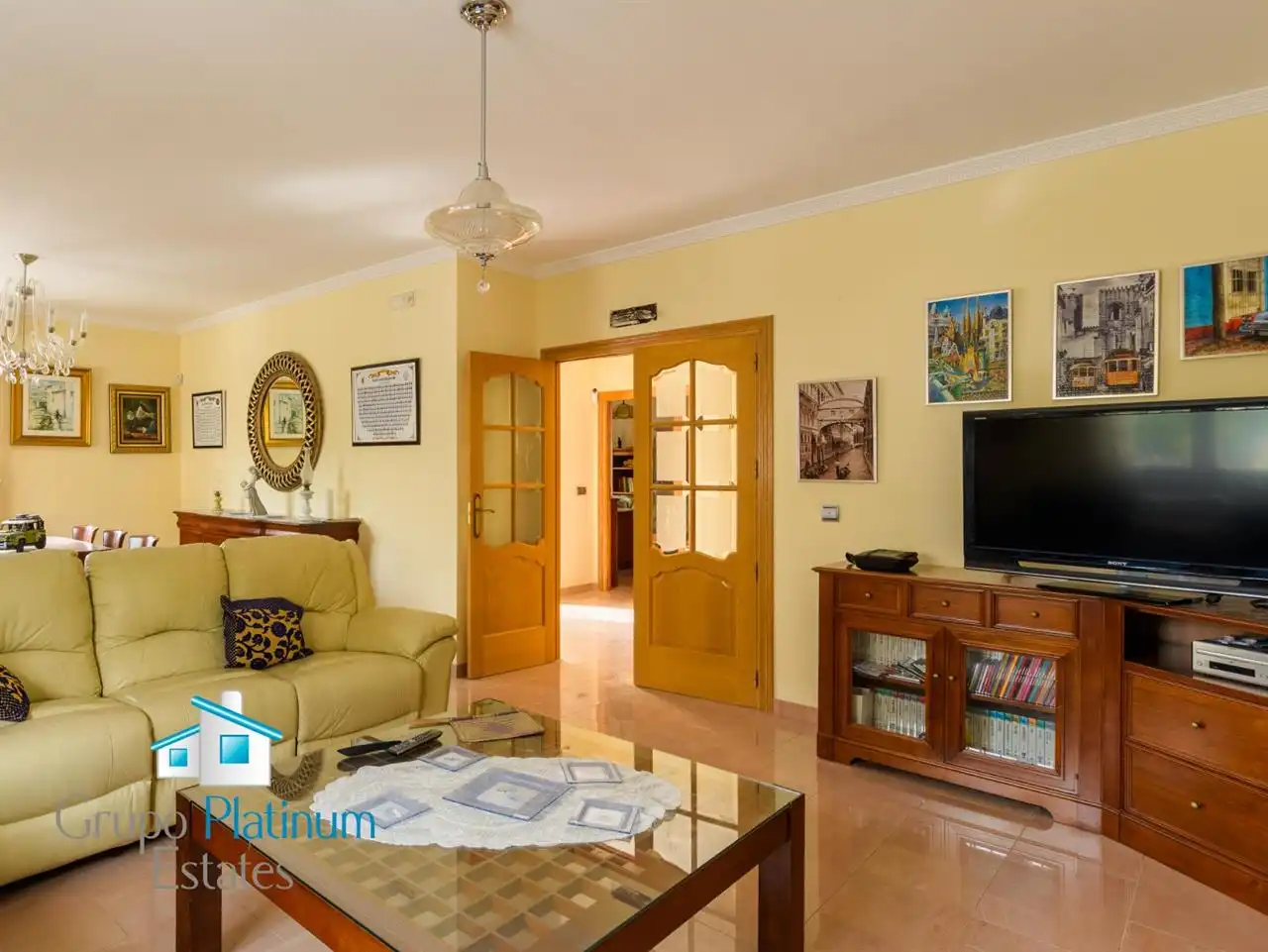 Sala de estar de Casa o chalet en venta en Olula del Río con Aire acondicionado, Calefacción y Jardín privado