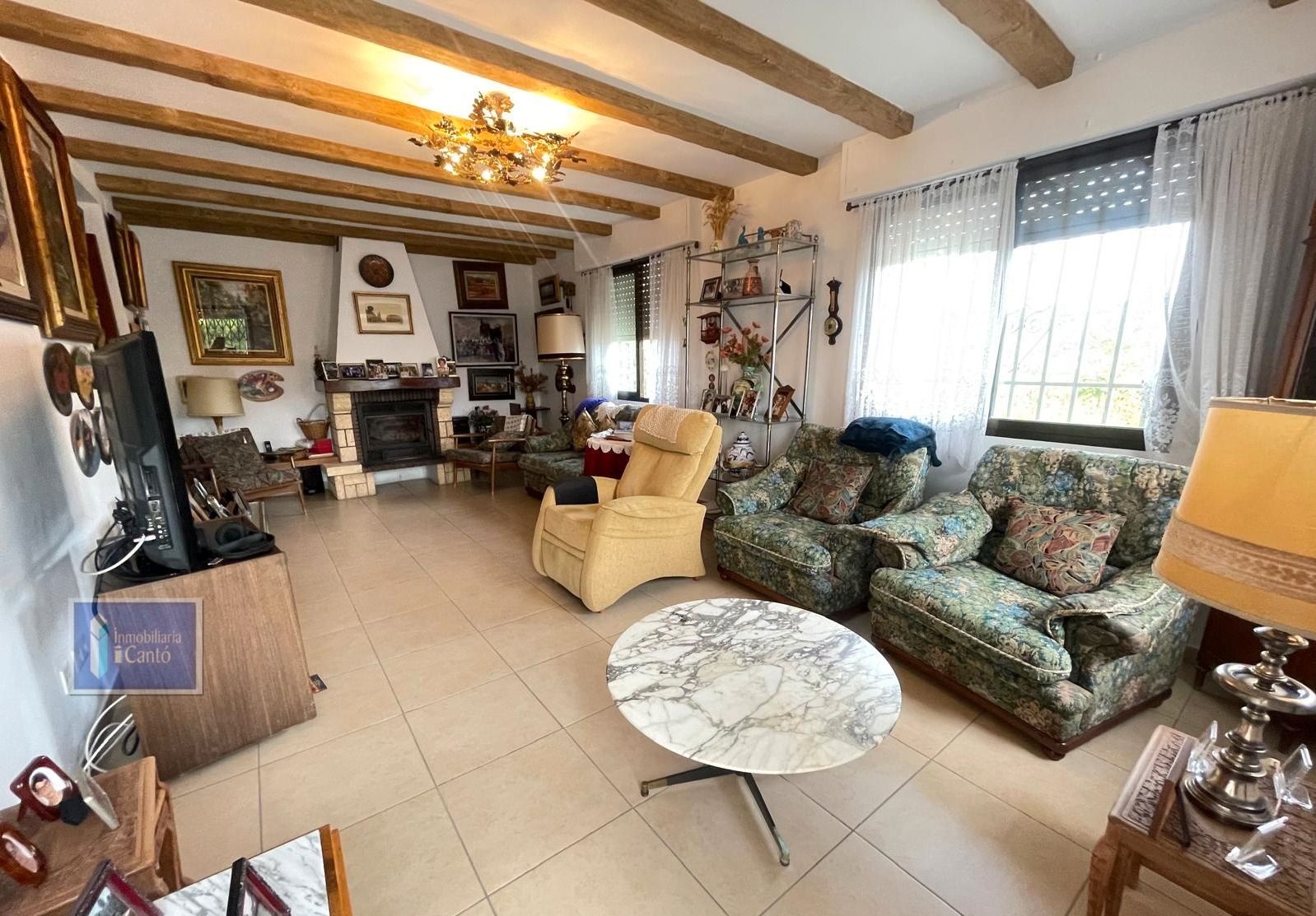 Living room of Country house for sale in Alcoy / Alcoi  with Terrace, Storage room and Swimming Pool