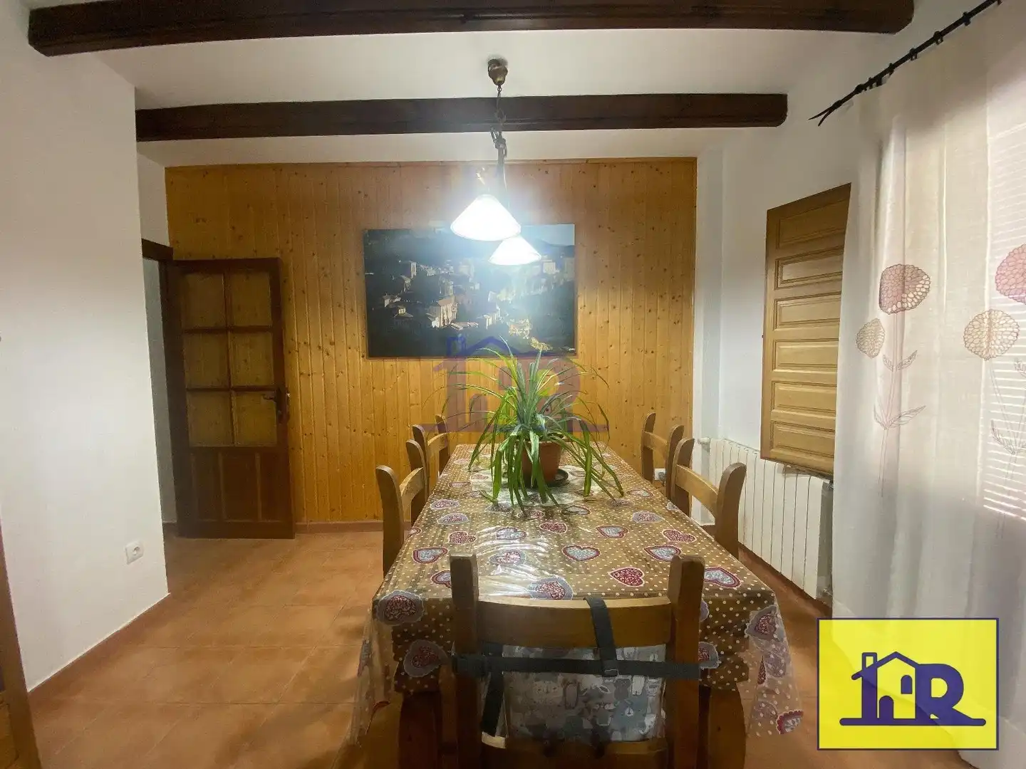 Dining room of Flat for sale in Cuenca  with Heating, Terrace and Furnished