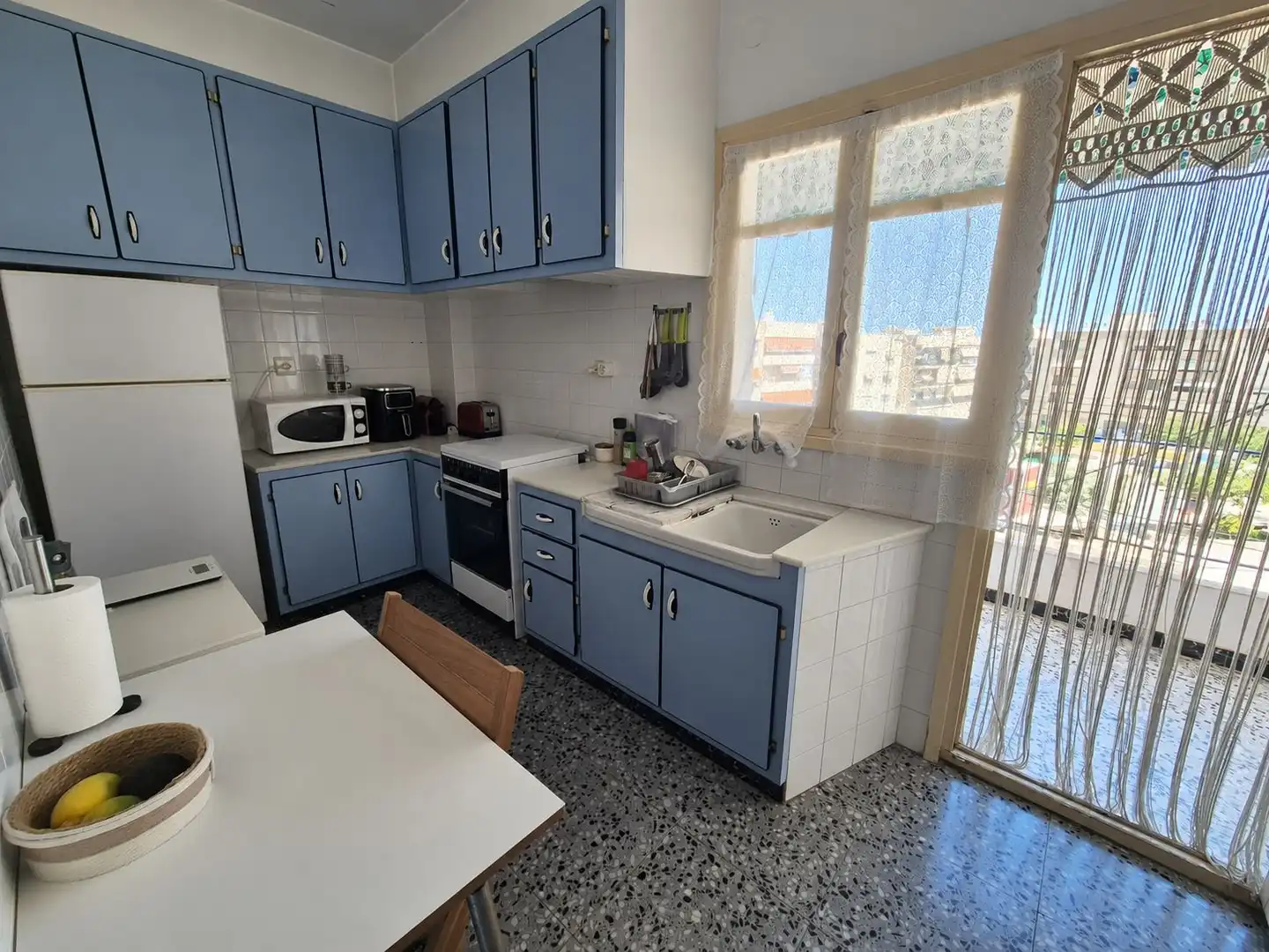 Cuina de Apartament en venda en Villajoyosa / La Vila Joiosa amb Aire condicionat, Jardí privat i Terrassa