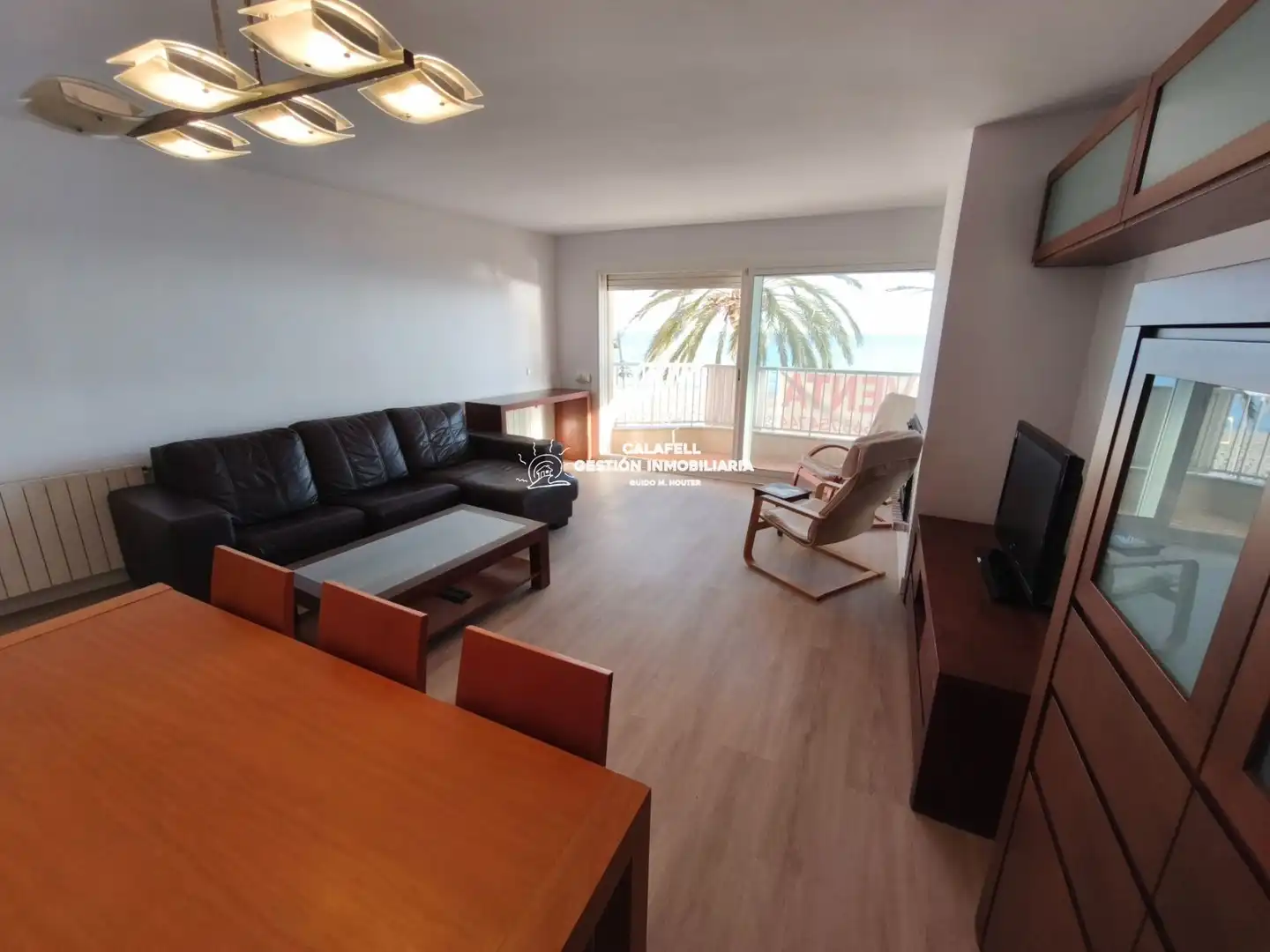 Sala de estar de Piso en venta en Calafell con Calefacción, Jardín privado y Terraza