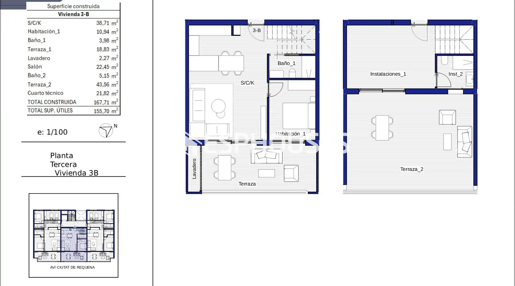 Penthouse mit Terrasse zum Verkauf in Platja de Vila Joiosa, imagen 5