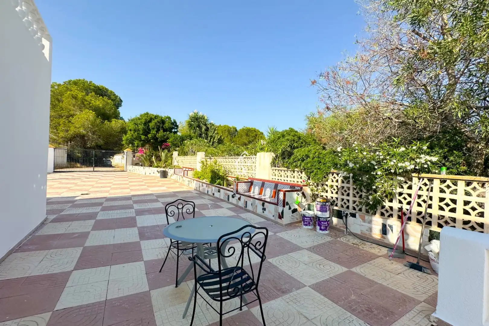 Terrasse von Country house zur Miete in Pilar de la Horadada mit Privatgarten, Terrasse und Abstellraum