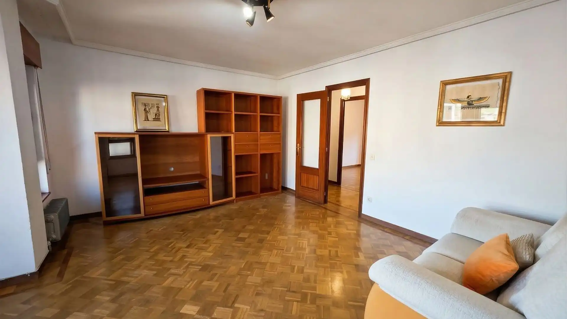 Living room of Flat for sale in Castrillón  with Heating, Storage room and Swimming Pool