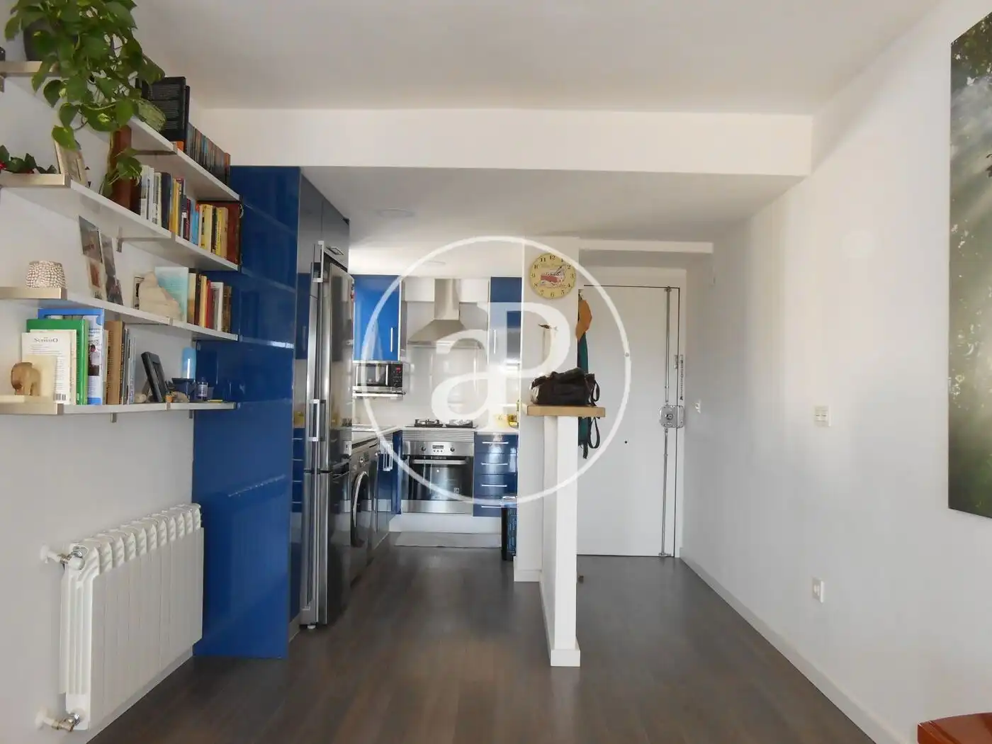 Küche von Wohnung zur Miete in Valencia mit Heizung, Möbliert und Balkon