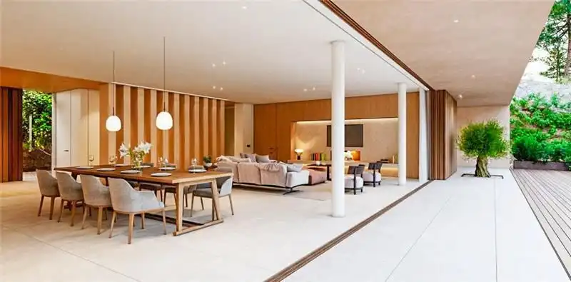 Living room of Houses for sale in  Palma de Mallorca  with Air Conditioner, Private garden and Parquet flooring