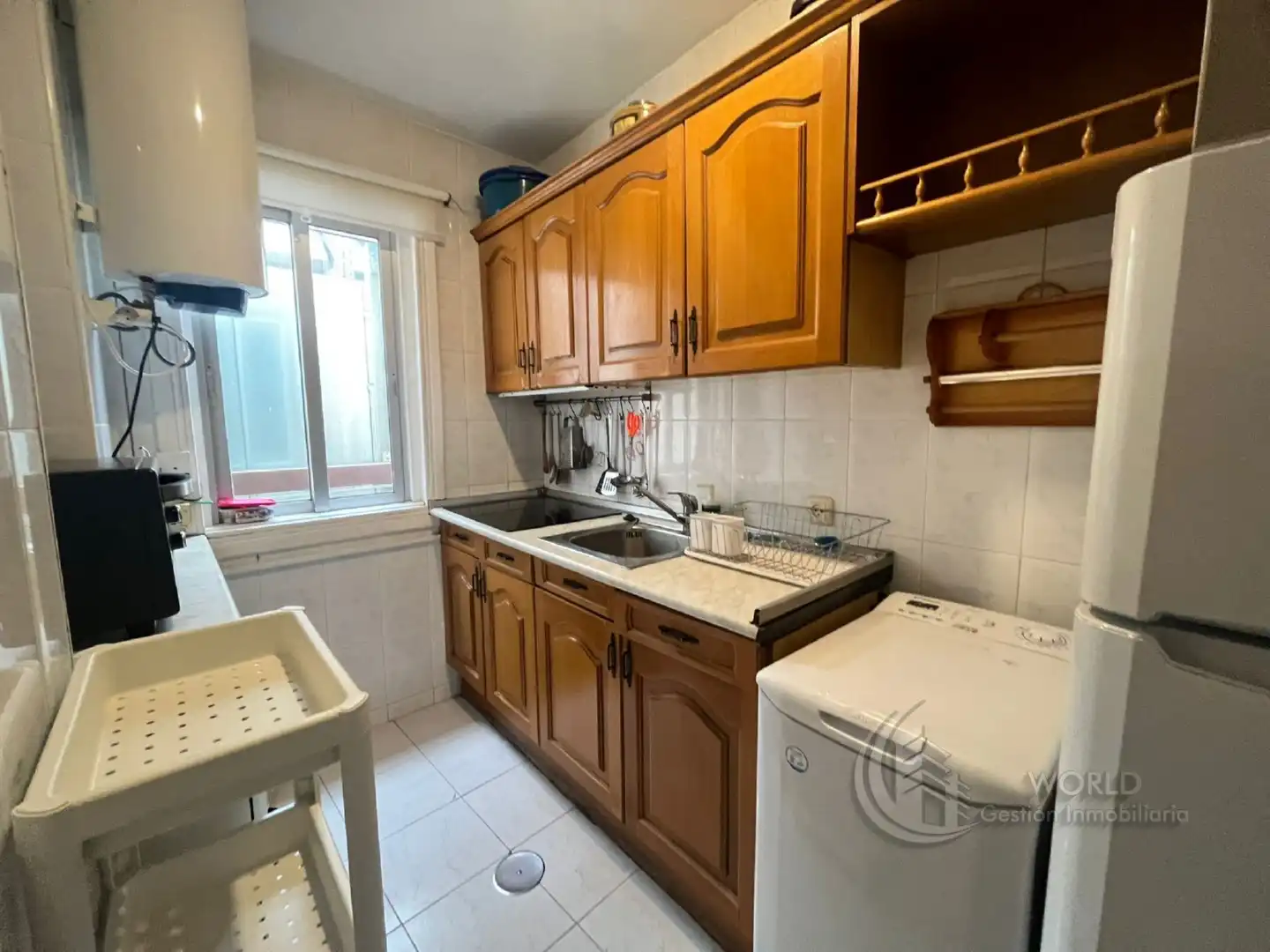 Küche von Wohnung zur Miete in Madrid mit Klimaanlage, Heizung und Möbliert