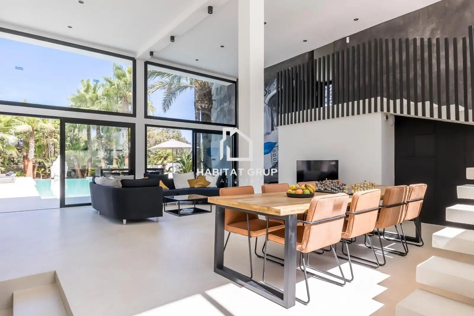 Sala d'estar de Casa o xalet de lloguer en Eivissa amb Aire condicionat, Calefacció i Jardí privat